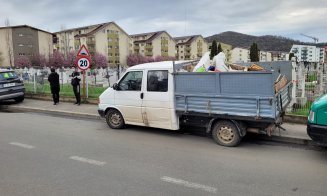 Mașină care transporta ilegal deșeuri, depistată în trafic la Florești