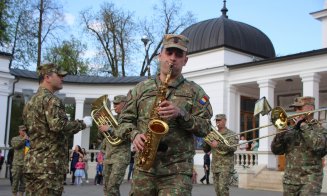 Concert de fanfară, în parcul Central din Cluj-Napoca! Cei mai fericiți au fost copiii