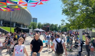 Clujenii au profitat de vremea frumoasă și participă în număr mare la Sports Festival