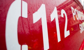 ACCIDENT rutier cu autoturism răsturnat pe Podul N din Cluj-Napoca