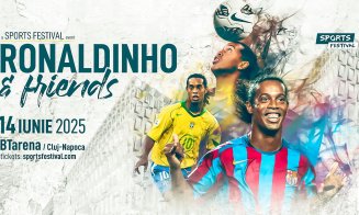 Un magician al fotbalului vine la Cluj-Napoca. Ronaldinho va participa la Sports Festival 2025