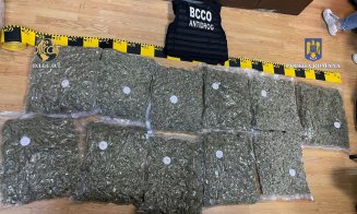 Traficant de droguri reținut în Cluj-Napoca după ce a ridicat peste 11 kg de canabis de la curier